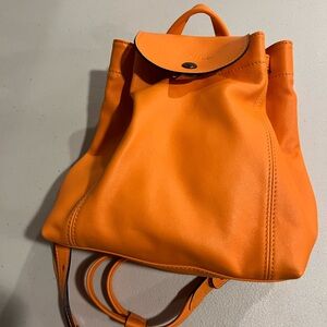 Lonchamp all leather backpack BNEW